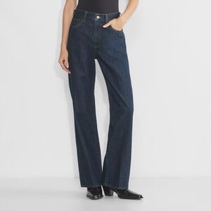 Denim Forum The Farrah Hi-Rise Wide Jean